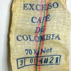 Colombian Coffee Burlap Sack